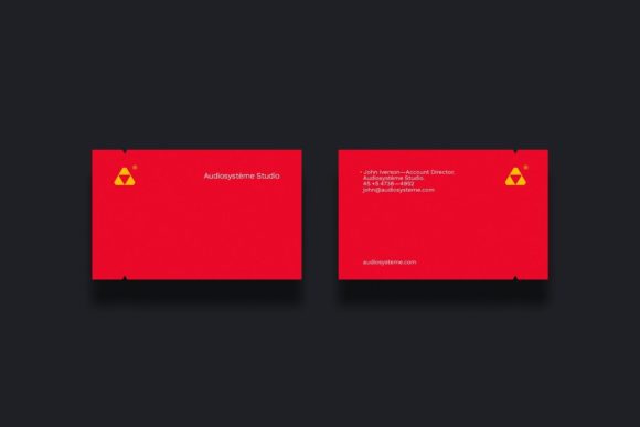 Audiosystème Business Card Template