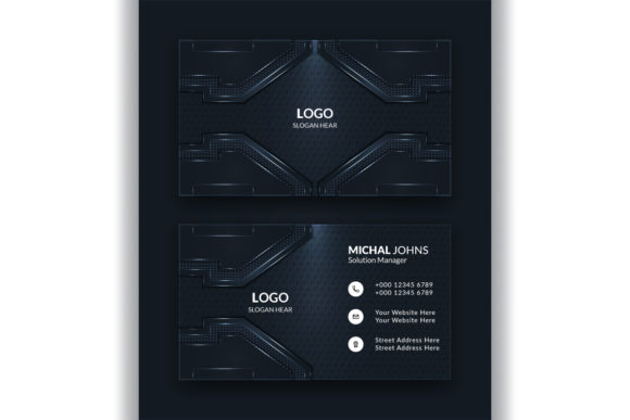 Business Card in Black Color: A Modern and Professional Choice