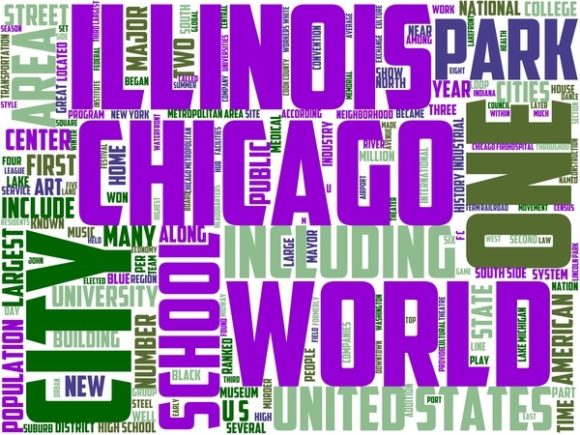 Chicago Wordart Crafting