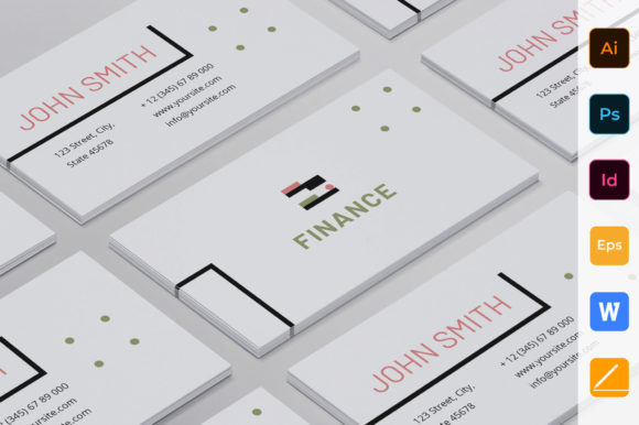 Finance and Accounting Business Card