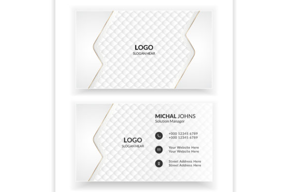 Luxury White Business Card Templates