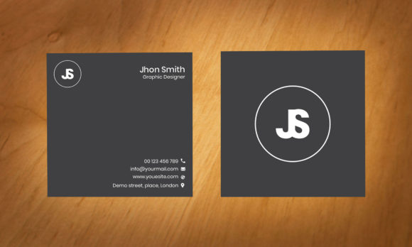 Square Business Card Design 7: A Versatile Solution for Modern Professionals